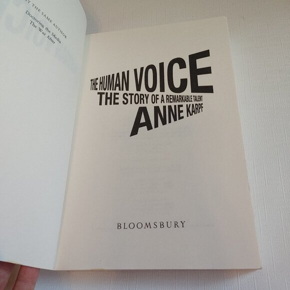 The Human Voice The Story of a Remarkable Talent Anne Karpf - Picture 4 of 5